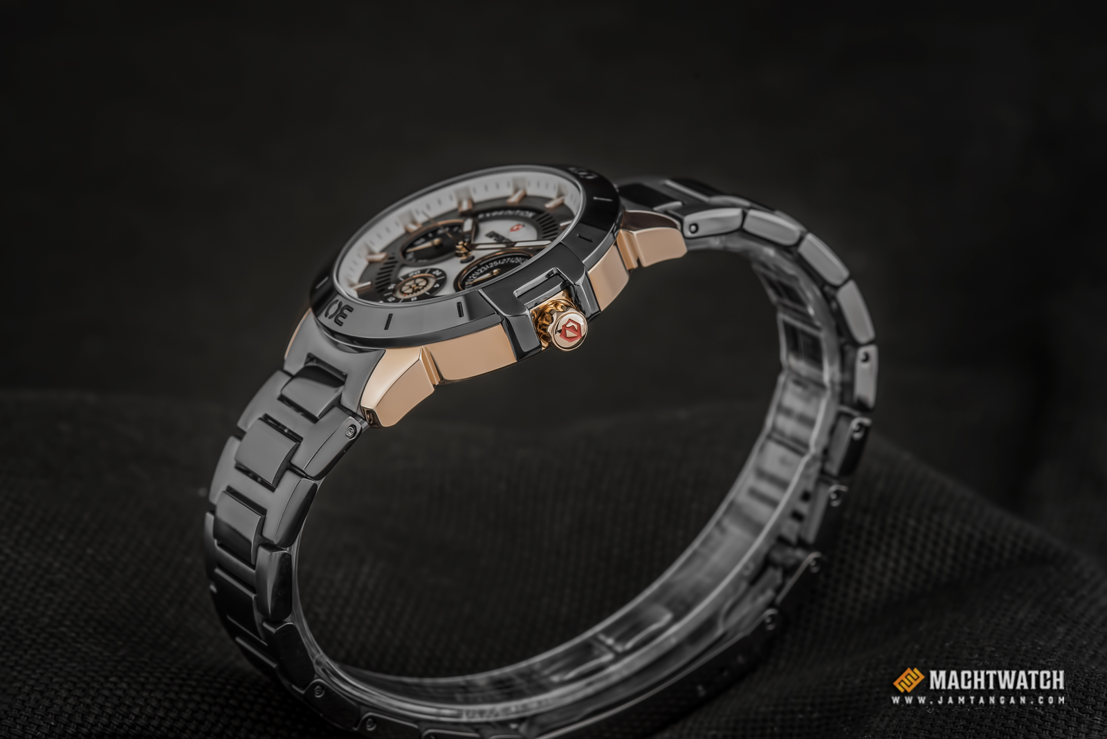 Expedition E 6758 BF BGRDG Ladies Grey Dial Grey Stainless Steel Strap Machtwatch